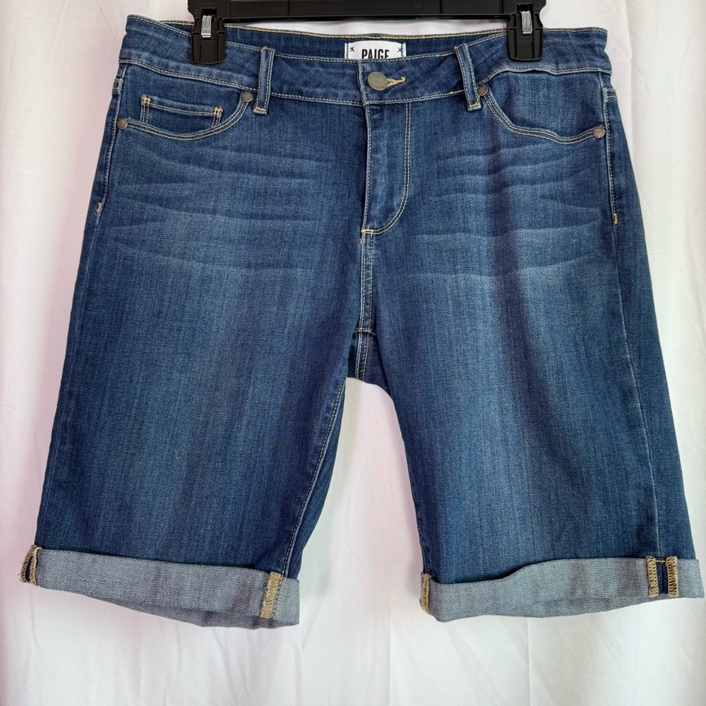 PAIGE Federal Denim Shorts